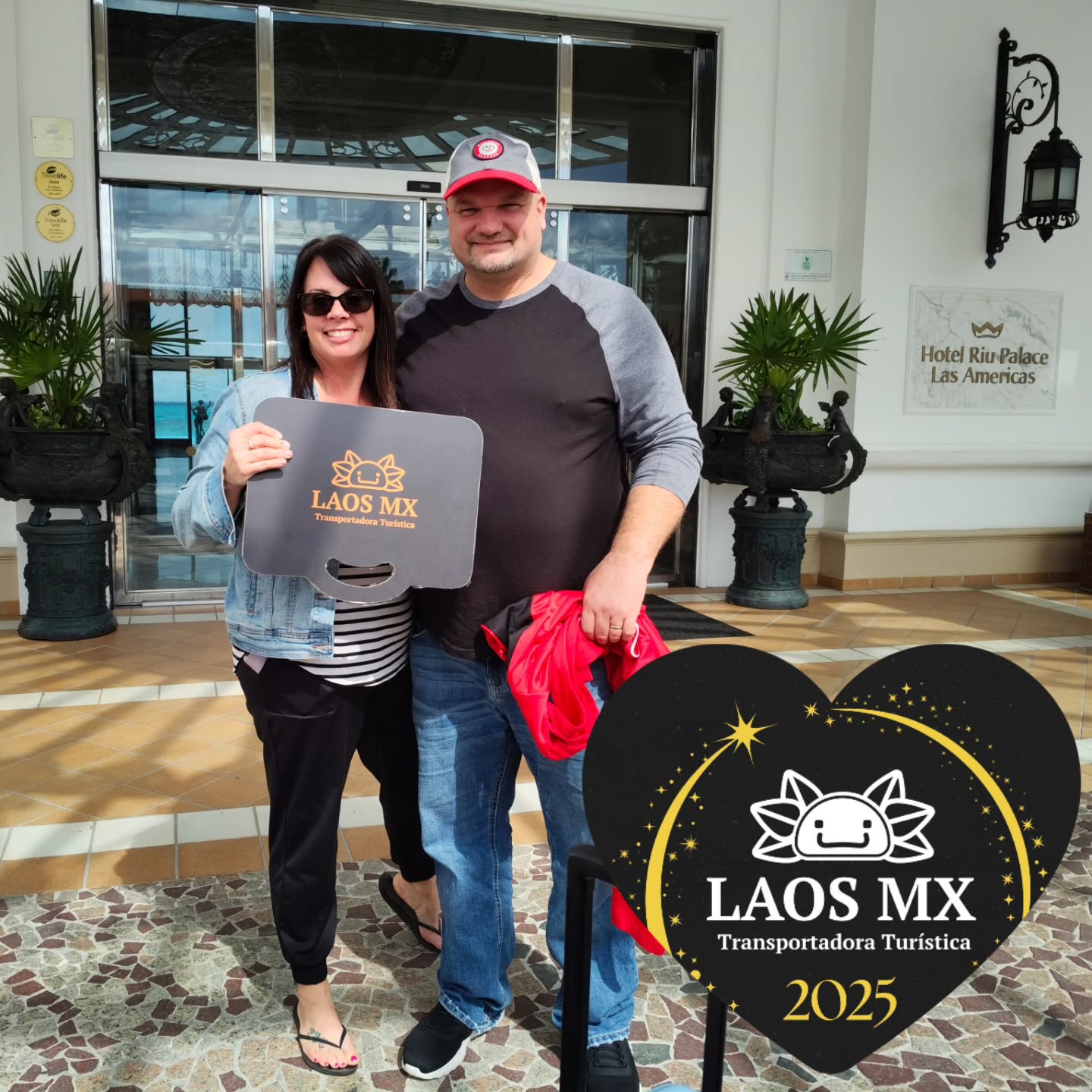 Group transfer with LAOS MX sign